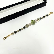 画像3: 35-4【カラーパール羽織紐】緑 (3)