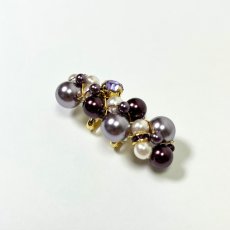 画像6: 31【カラーパール帯留め】ゴールド金具 (6)