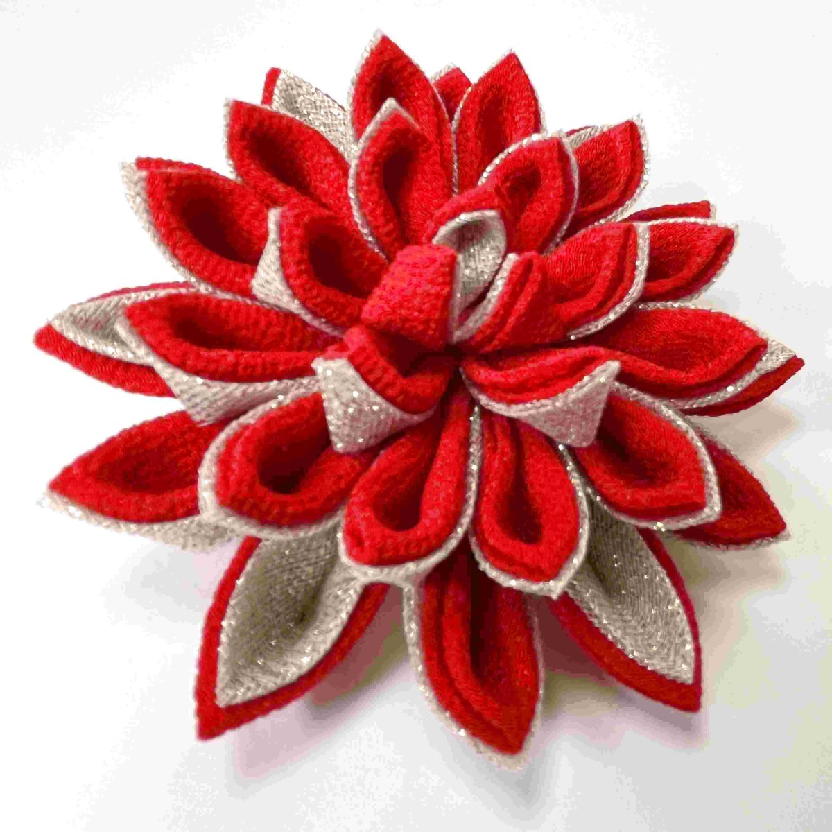 画像2: 24-1【ビッグダリア】赤 (2)