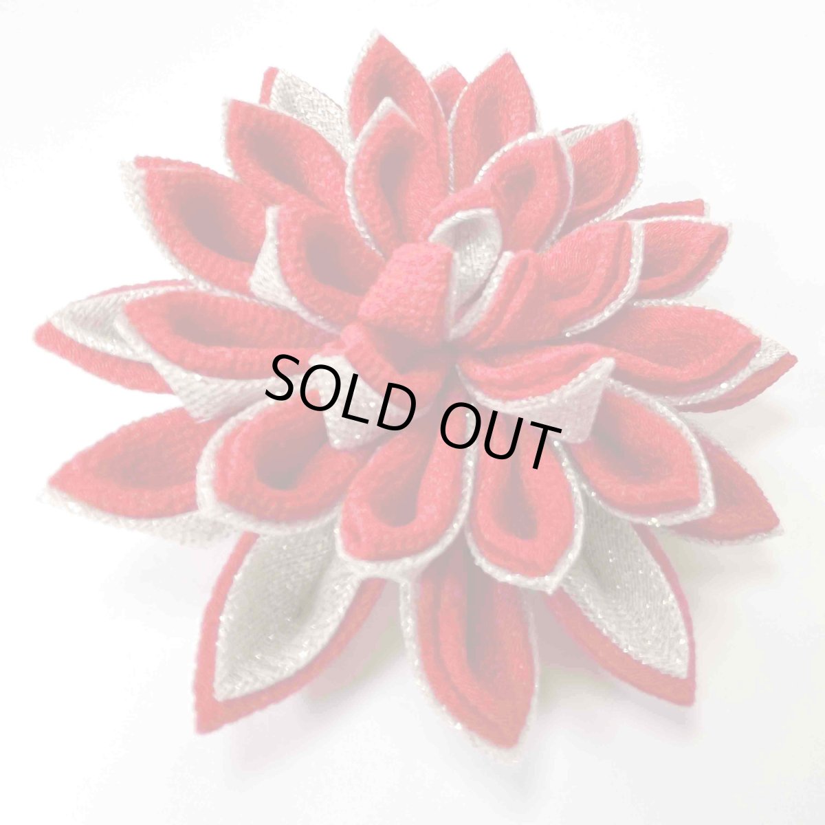 画像2: 24-1【ビッグダリア】赤 (2)