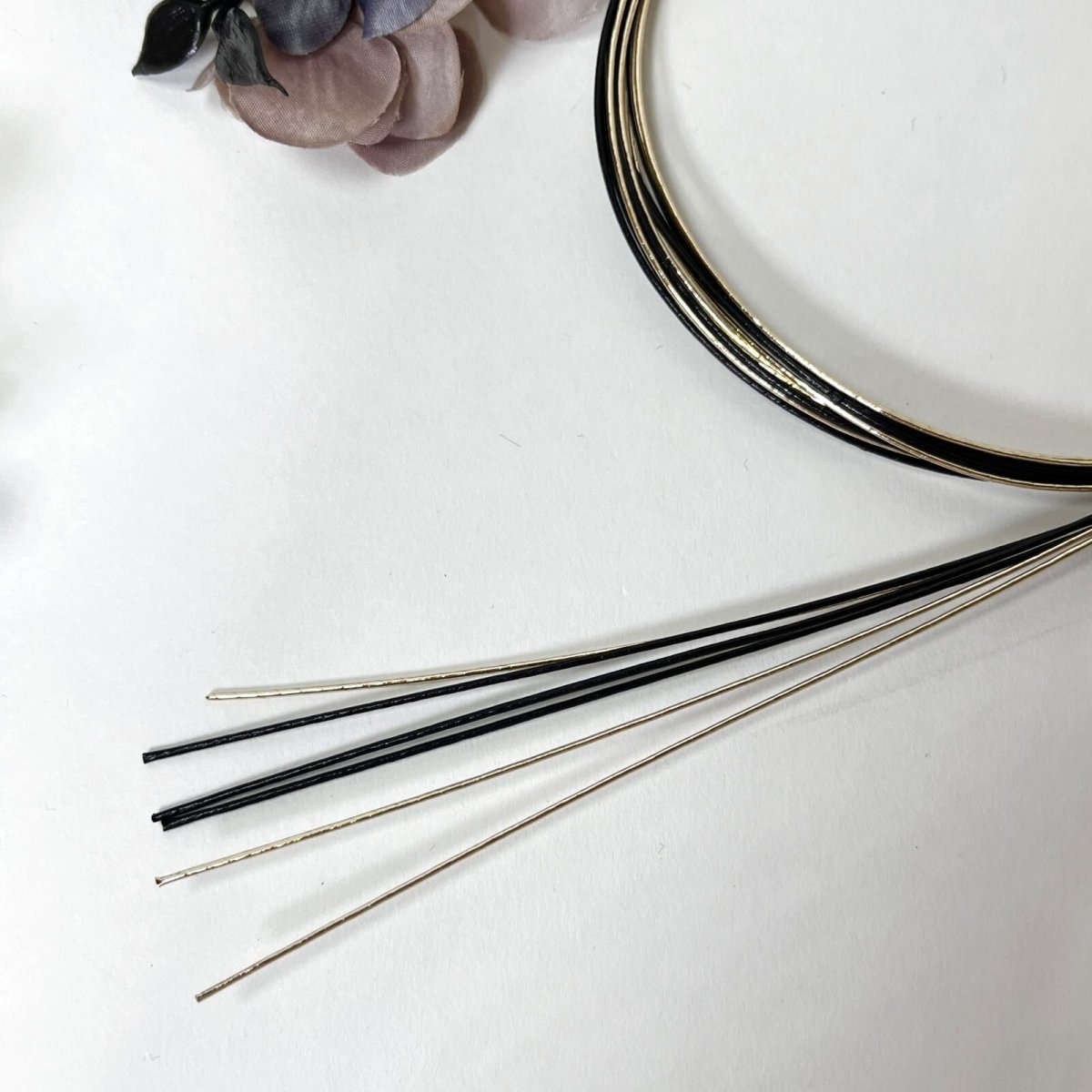 画像3: 24-2【ミニブーケ】黒×ゴールド (3)