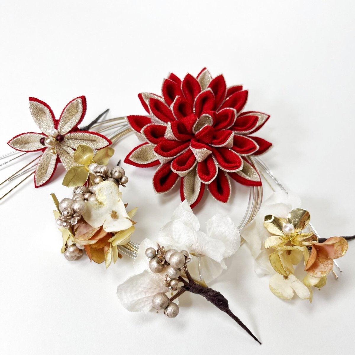 画像7: 24-1【ビッグダリア】赤 (7)