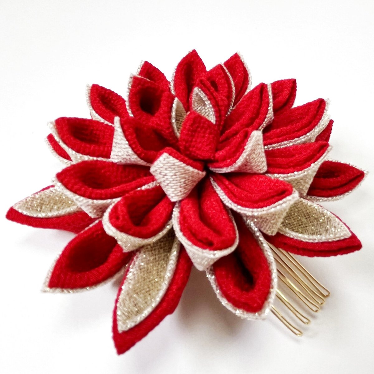 画像6: 24-1【ビッグダリア】赤 (6)