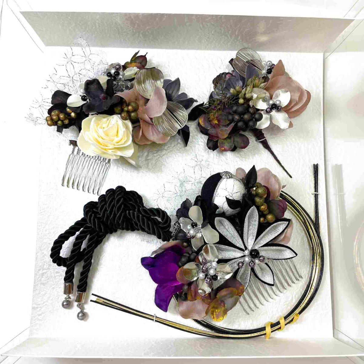 画像9: 6-2【ダリア】黒×シルバー (9)