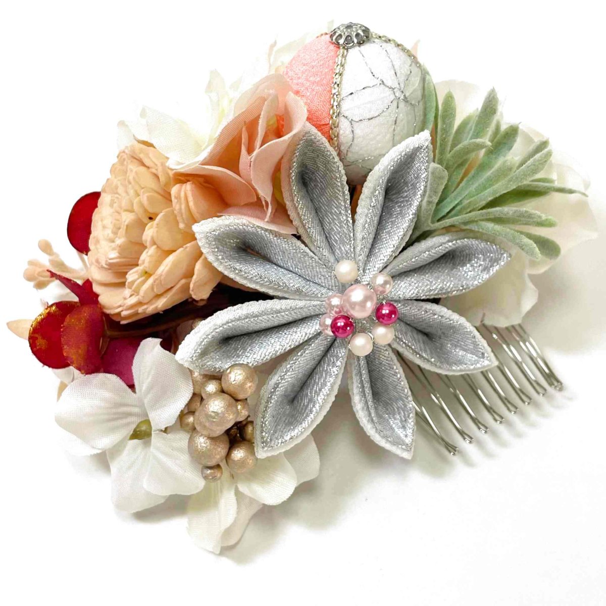 画像2: 6-3【ダリア】赤×ピンク (2)