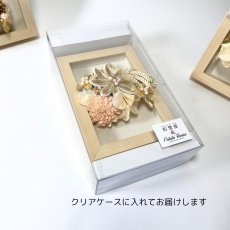 画像14: 60-6【つまみ細工フラワーフレーム】白百合 (14)