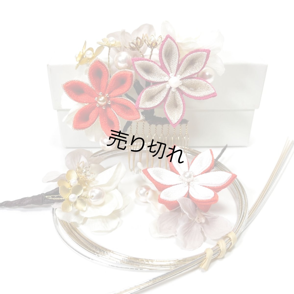 画像1: 24-21【ヒメユリ】オレンジ×ローズピンク (1)