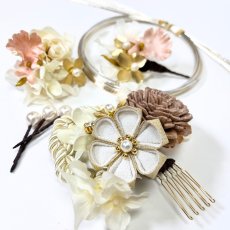 画像1: 24-23【ミニブーケ】モーヴピンク (1)