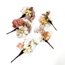 画像2: 24-24【ミニブーケ】くすみピンク (2)