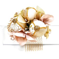 画像5: 24-25【玉飾り6個】白×くすみピンク (5)