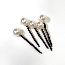 画像6: 23-10【プリザーブド&ドライフラワー】ミニブーケ&白百合 (6)