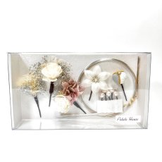 画像11: 23-10【プリザーブド&ドライフラワー】ミニブーケ&白百合 (11)