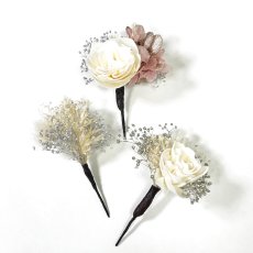 画像9: 23-10【プリザーブド&ドライフラワー】ミニブーケ&白百合 (9)