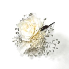 画像5: 23-10【プリザーブド&ドライフラワー】ミニブーケ&白百合 (5)