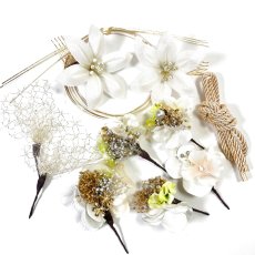 画像1: 6-7【白百合】プリザーブドフラワー (1)