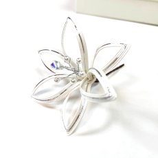 画像4: 7-7【水引の花】白百合 シルバー (4)