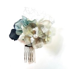 画像6: 7-7【水引の花】白百合 シルバー (6)