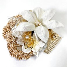 画像2: 6-9【白百合】白×アイボリー (2)