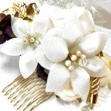 画像10: 6-10【小さな白百合五輪】白×ゴールド (10)