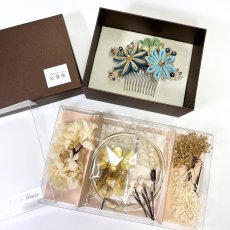 画像5: 5-1【 3つの小花】くすみゴールド (5)