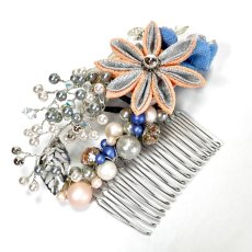 画像4: 5-2【 3つの小花】くすみシルバー (4)