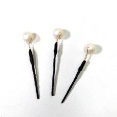 画像5: 23-11【メタルフラワーブーケ】青×ゴールド (5)