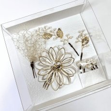 画像9: 20-2【水引の花】剣先ダリア(白) (9)
