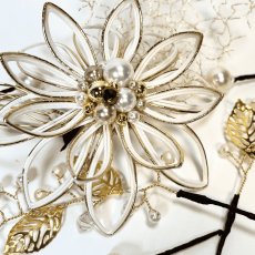画像8: 20-2【水引の花】剣先ダリア(白) (8)