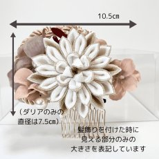 画像4: 8-3【ミディアムダリア】白×赤 (4)