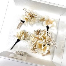 画像11: 7-11【水引の花】白百合×プリザーブドフラワー (11)