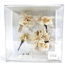 画像12: 7-11【水引の花】白百合×プリザーブドフラワー (12)